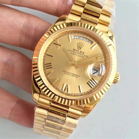 fake rolex voll gold
